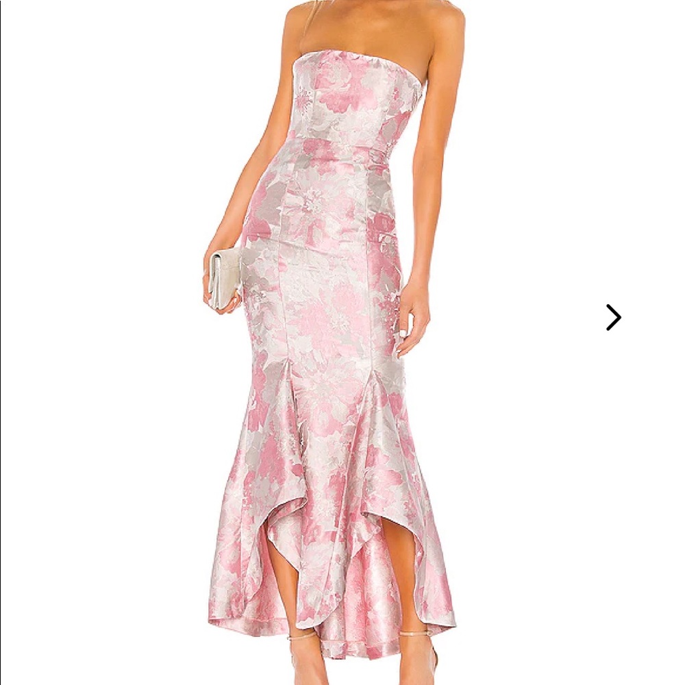 Lovers + Friends Urgonia Pink / White Floral Gown Size xxs